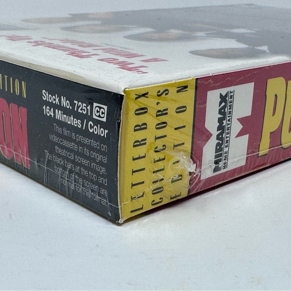 Pulp Fiction Letterbox Collectors Edition VHS 1996 No Stickers Factory Sealed - Picture 10 of 10